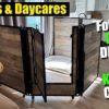 4' Tall Five Piece Room Divider Panel Set