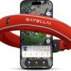 SATELLAI GPS Dog Collar- The Most Advanced GPS Wireless Dog Fence Collar with Al Analysis, Precise Positioning, 5-Day Battery, and lP68 Waterproof, for Medium & Large Dogs, Red