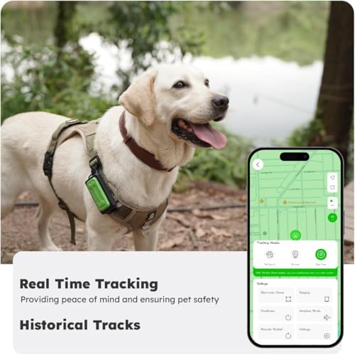 NeoStyle Smart Pet Tracker for Collar,Dog Tracker Pet Location Tracker with Holder,Waterproof