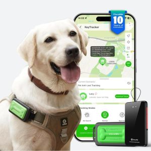 NeoStyle Smart Pet Tracker for Collar,Dog Tracker Pet Location Tracker with Holder,Waterproof