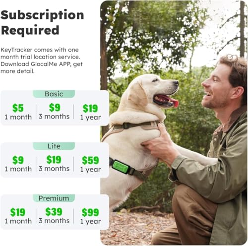 NeoStyle Smart Pet Tracker for Collar,Dog Tracker Pet Location Tracker with Holder,Waterproof