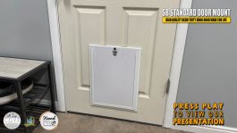 SB Standard Door Mount Pet Door