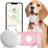 Smart Pet Tracker for Collar - Dog Tracker Pet Location Tracker with Holder, No Monthly Fee, Compatible with Apple Airtag Find My (iOS Only),...